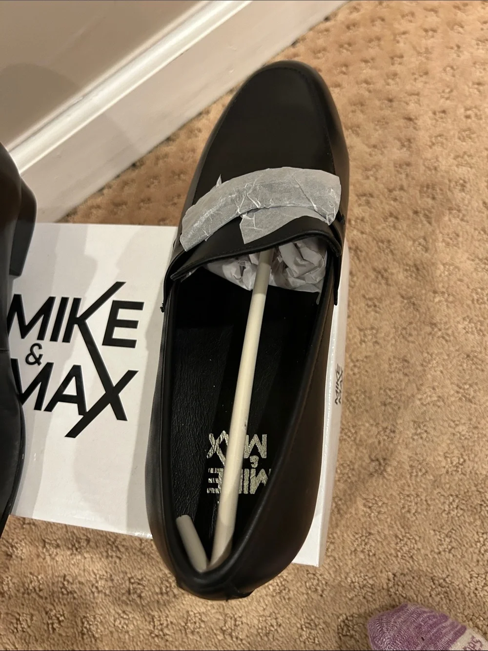 Kids Black Dress Loafers